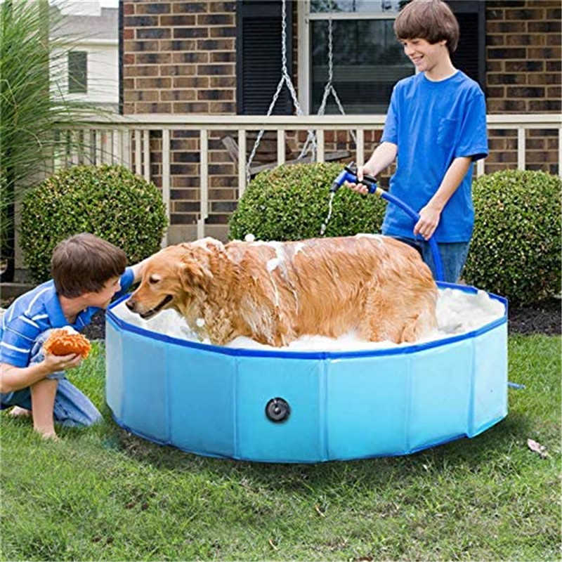 耐久性のあるポータブルペット浴槽、折りたたみ可能な折りたたみ式犬の入浴スイミングプール