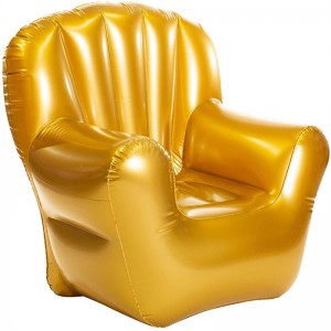 PVC透明膨脹可能なソファー、屋外ベッドルームバルコニーレジャー、単一の膨脹可能な折りたたみチェア